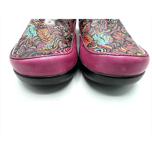 Klogs Ashbury Zen Tangle Slip On Clogs Pink/ Black Size 6.5M - Picture 4 of 9